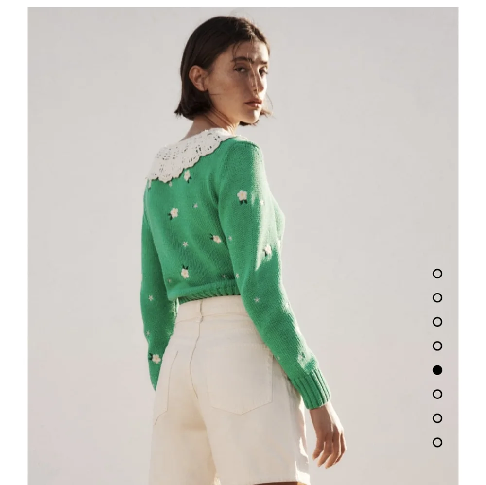 Zara Embroidered Knit Sweater - Picture 5 of 8